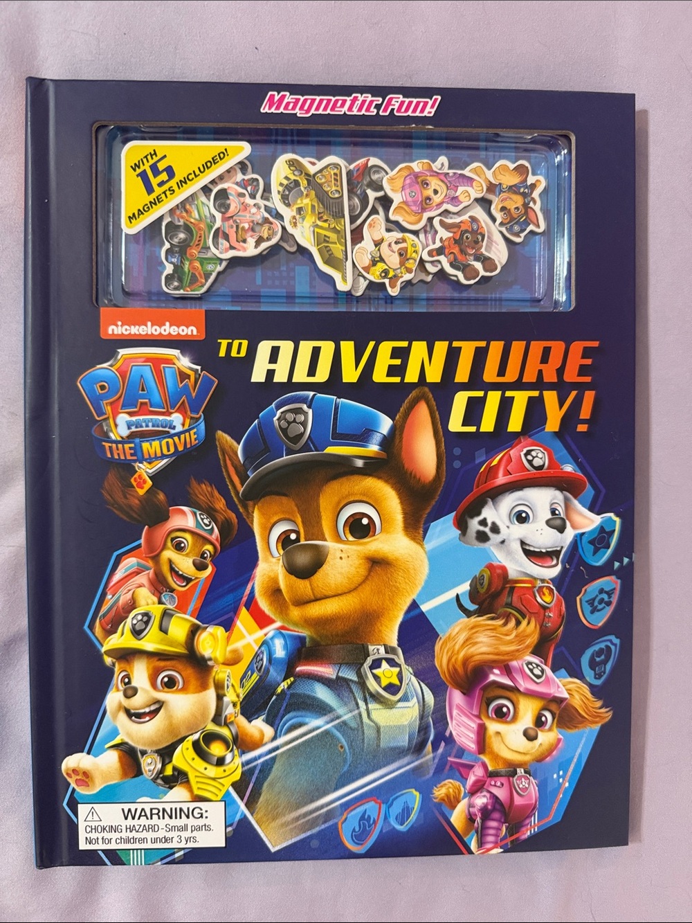 Nickelodeon PAW Patrol The Movie Magnetic Adventure City Playset - Navy Blue